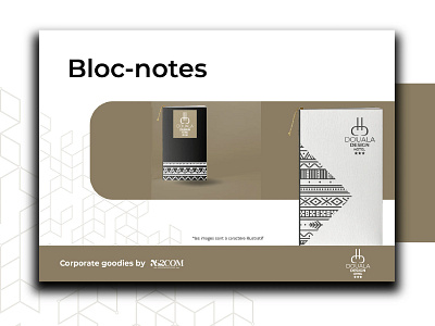 Notebook DDH branding graphic design hotel