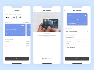 Daily UI #002 Credit Card Checkout app credit card checkout dailyui mobile pay payment ui ux