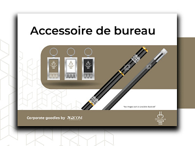 HDD pencil & key ring branding goodies graphic design keyring pen pencil