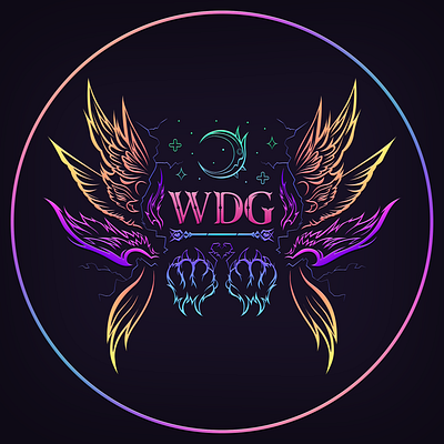 Wild Rifters Girls Logo graphic design logo