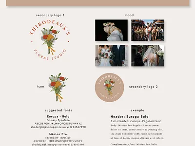 Thibodeaux Brand Identity branding design graphic design illustration logo