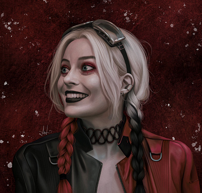 Harley Quinn art fanart harleyquinn procreate