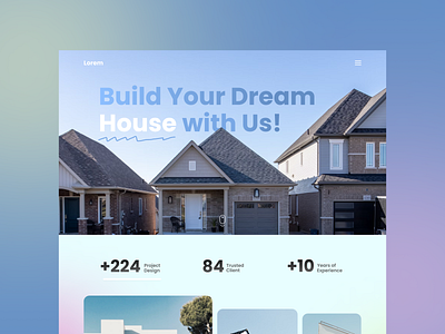 Architecture Portfolio ui web design