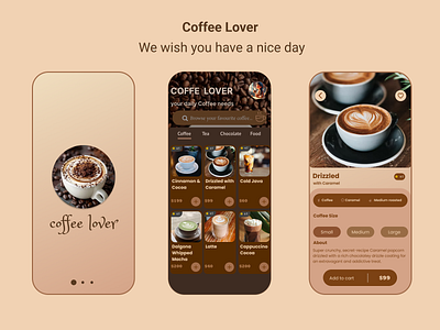 Coffee Lover ui