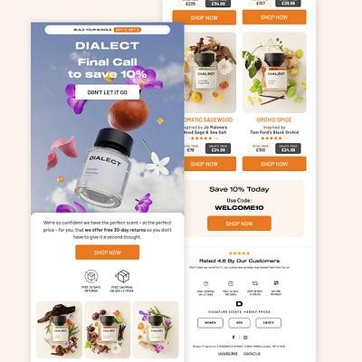 Refonte design flow welcome branding email email design email marketing flow flow email flow welcome fragrances perfume brand refonte refonte design ui ux welcome email welcome flow