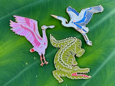 Dirty Coast Collab - LA Wildlife Collection design graphic design illustration