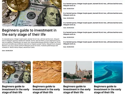 Blog post section UI blog blogsection design figma ui ux web design website