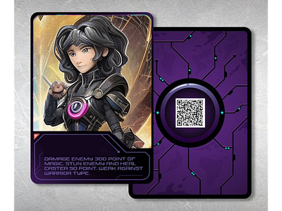 Time-Travel Themed Trading Card Designs by Akbar on Dribbble