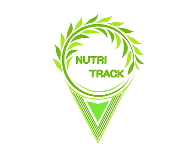 Logo design for "Nutri track" app 3d animation branding graphic design logo motion graphics ui
