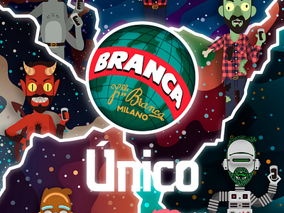 Brancaverso | Arte Único 2019 afiche argentina arte único branca contest fernet illustration multiverse poster