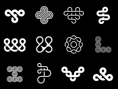 Knot Logo Collection by Bertalan Gombos abstractlogo brandmark businesslogo celtic celtic sign celtic symbols celticknot corporatelogo knot knotdesign knotlogo logo logocollection logodesign logodesigner logomark logos minimalistlogo professionallogo trademark