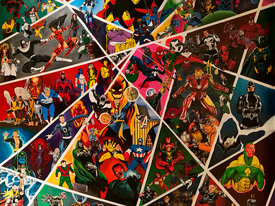 Mural | Marvel acrylics avengers captain america comics fantastic four guardians of the galaxy illustration iron man marvel marvel comics mural painting x men