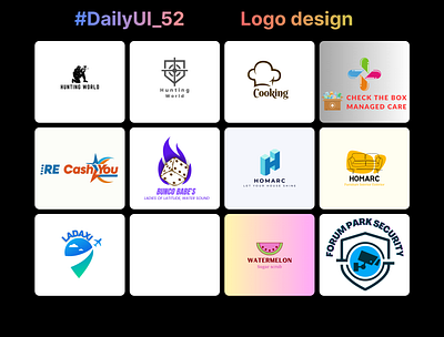 #DailyUI_052 - Logo Design graphic design ui