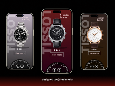 Watch App UI by Huda Mulla app branding clean creative design graphic design illustration ui