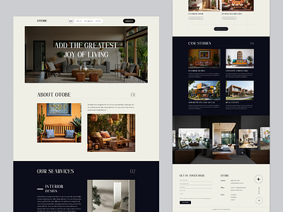 Architecture Agency Landing Page appartment architecture architecture design construction design agency design services exterior home decore homepage house house design interior design landing page minimal modern design modern house real estate residence saas