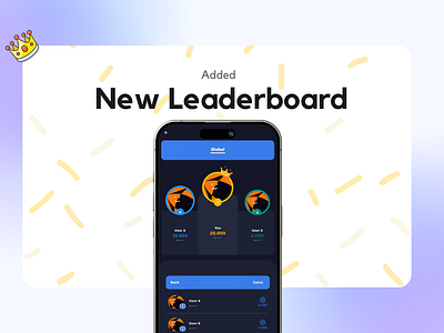 Gamify Leaderboard - Dark Leaderboard Theme dark leaderboard theme dark mode flutter flutter ui kit gamification gamify ui kit leaderboard ui ui kit