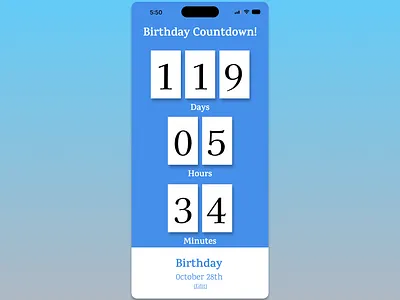 DailyUI #014 - Countdown Timer countdown daily ui 14 dailyui 014 figma ui ui design