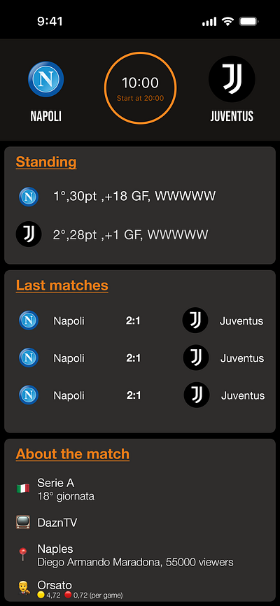 DailyUI #14. Sport Countdown, Live Scorer UI challenge dailyui design figma football football app graphic design ui ux