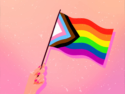 stay proud after effects animation illustration mograph pride pride month procreate queer queer art