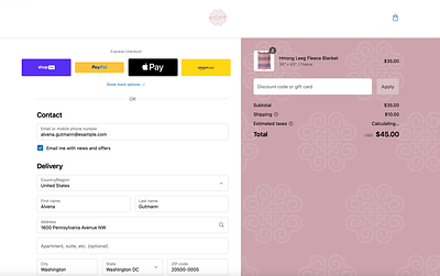 Daily UI Challenge #2 - Credit Card Checkout