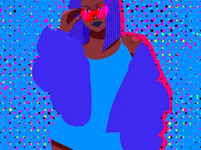 i'm blue design illustration procreate