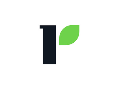 r + Plant Logomark logo mark