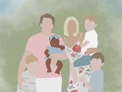 Family Portrait Artwork - Adobe Fresco