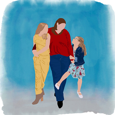 Family Portrait - Adobe Fresco