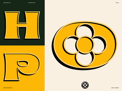 Honeypot Logotype branding graphic design logo typography vector