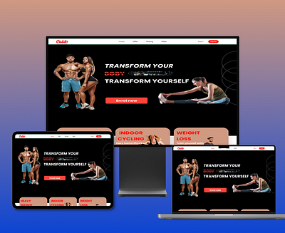 Gym responsive uiux