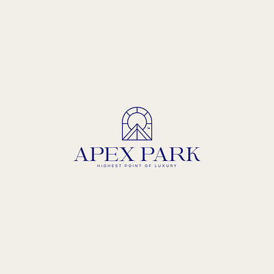 Apex park Logo branding graphic design logo