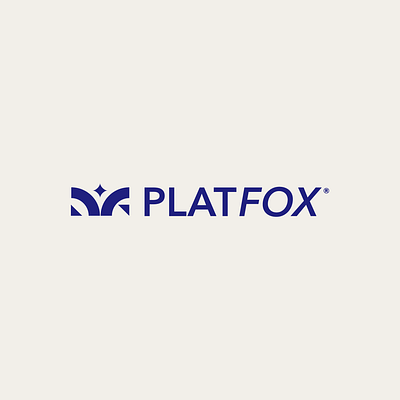 PlatFox Logo branding graphic design logo