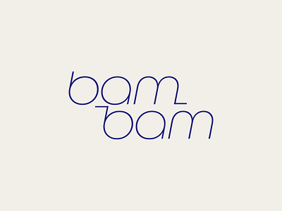 BamBam Lip balm Logo branding graphic design logo