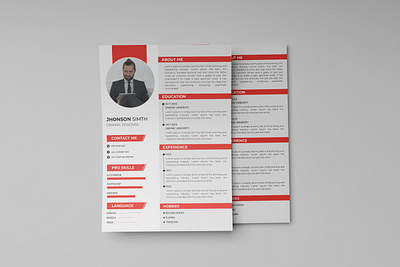 Professional creative modern cv design creative resume