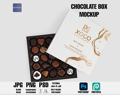 Chocolate Box Mockup 6 box design inspiration box packaging design candy display candy packaging template candy store display chocolate box mockup chocolate branding chocolate gift box chocolate mockup chocolate packaging ideas chocolate shop creative mockup dessert packaging gourmet chocolate packaging luxury chocolate box mockup design packaging showcase product presentation sweet treats packaging