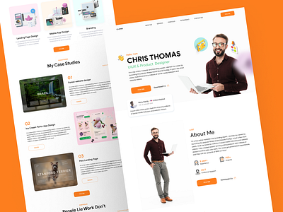 Freelancer Portfolio Website fiverr freelancer freelancer portfolio landing page portfolio website uiux upwork user interface web design website