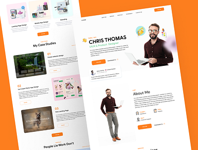 Freelancer Portfolio Website fiverr freelancer freelancer portfolio landing page portfolio website uiux upwork user interface web design website