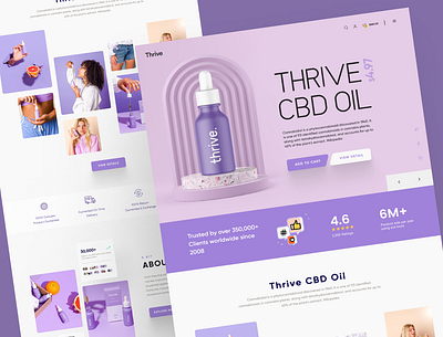 CBL Oil - Shopify Website beauty design landing page oil shopify shopify website skincare uiux web design website