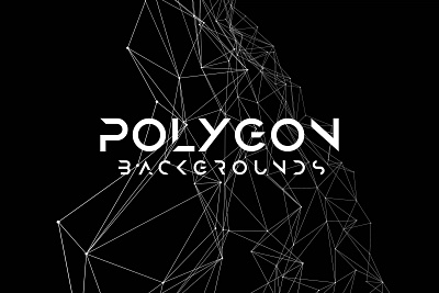 Line Polygon with Connected Dots on a Black Background 3d abstract background black black background connected decoration dynamic futuristic geometric illustration low poly minimalist plexus poly polygon science technology texture wallpaper