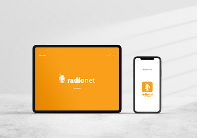 UI/UX | Radionet branding design graphic design ui ux