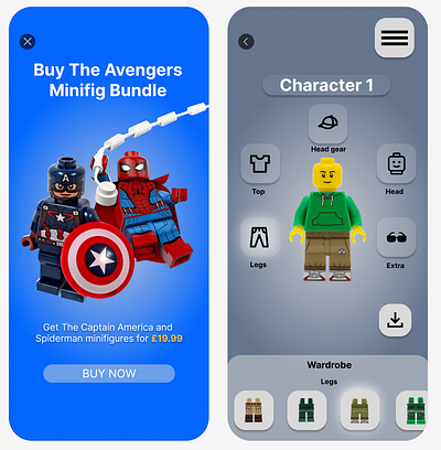 Minifig App for the Lego Group