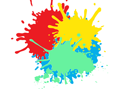 Abstract Paint Splatter abstract paint splatter