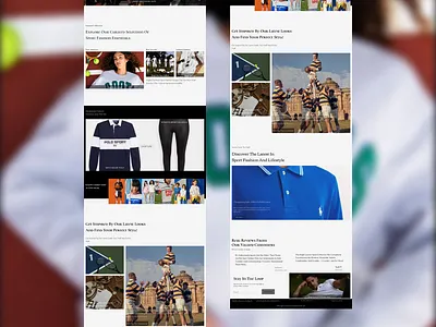 REIMAGINED @ralphlauren WEB EXPERIENCE #2 branding design e commerce fashion graphic design landing page ui web design