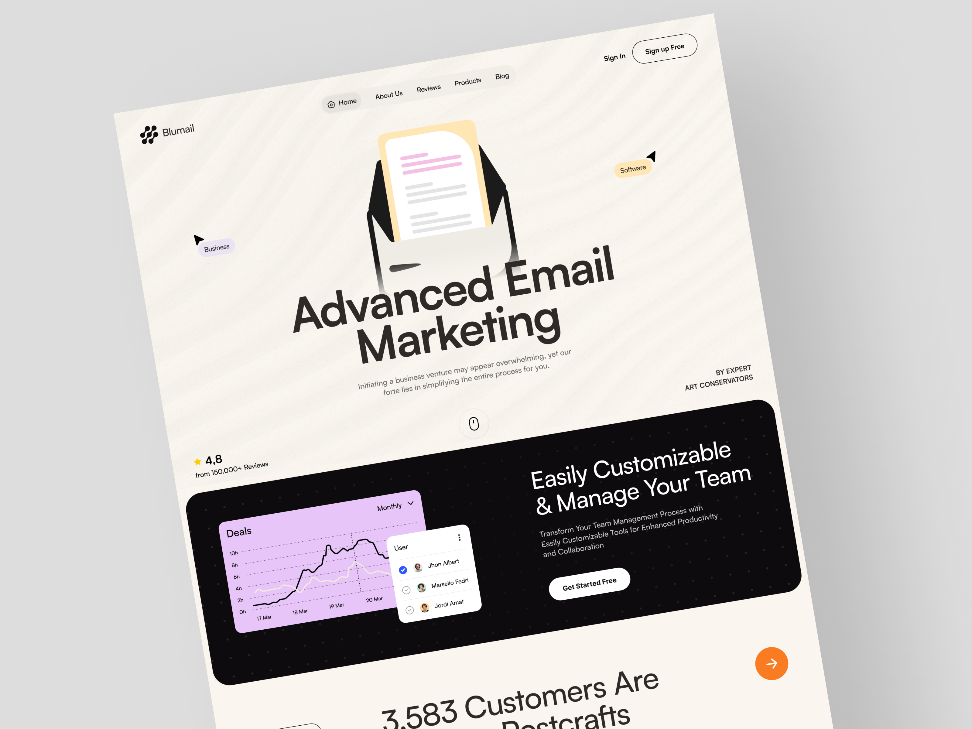 Example of Word Press Design & Development (5 Pages)