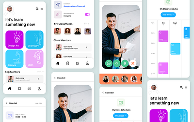 Studyly- Study online application ui best app ui live classes app live video call app online study app start study study app ui ui user experience design user interface user interface design ux