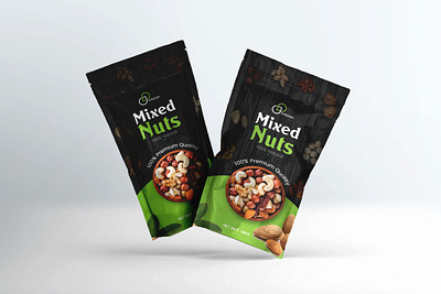 Nuts Pouch Design design food foodpackaging graphics mixednuts nuts packaging packgingbox