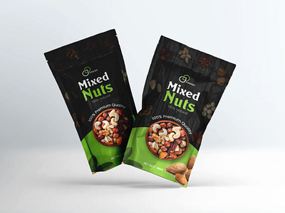 Nuts Pouch Design design food foodpackaging graphics mixednuts nuts packaging packgingbox