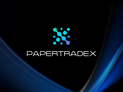 Web3 PaperTradeX Logo Design cricle logo design crypto logo design papertradex logo design web3 logo design