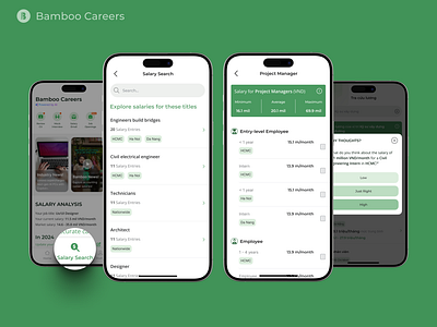 App Mobile app mobile salary search ui