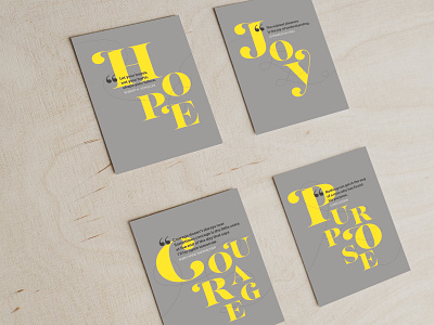 Postcard Typography graphic design typography